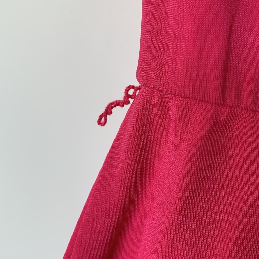 Josie Natori Elegant Cowl Neck Knee-Length Sleeveless Dress Pink - Picture 10 of 15